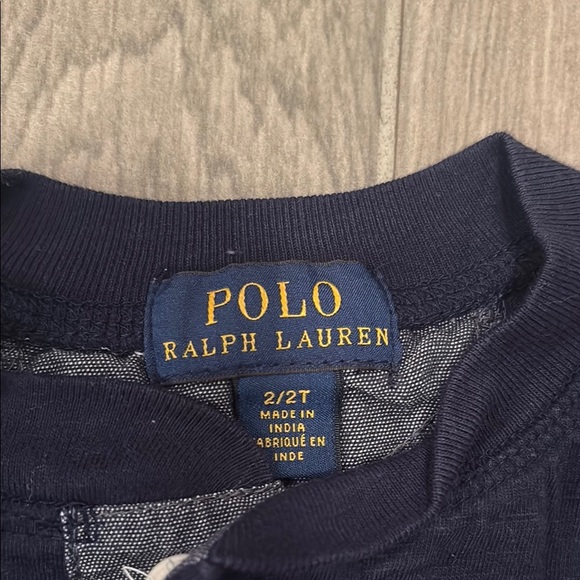 Polo by Ralph Lauren Kids Navy Shirt Size 2T - Picture 2 of 3